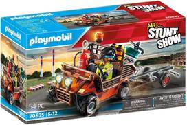 PLAYMOBIL Air Stunt Show Mobile Repair Service Construction Toy 70835