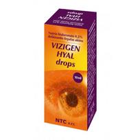 VIZIGEN drėkinantys akių lašai HYAL, 0,2%, 10 ml