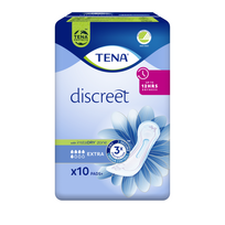 lady paketai - TENA įklotai DISCREET EXTRA, 10 vnt. - 1 nuotrauka