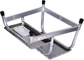 kopecios platforma - Krause Stabilo 2 Step Ladder 805027 - 4 nuotrauka