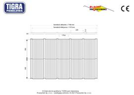 tigras - Modulinė Stogo Danga LOARA : Savybė - Padengimas - TOPMAT, Spalva - Pilka (RAL7016) - 3 nuotrauka