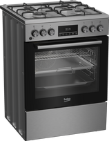 virykle dujine elektrine orkaite 60 60 - Beko FBMA62330TXDSN - 2 nuotrauka