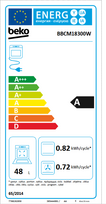 orkaite baltas - Beko BBCM18300W - 2 nuotrauka