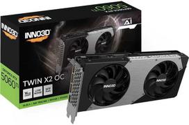 geforce rtx 5060 ti 16 - INNO3D GeForce RTX 5060 Ti Twin X2 16GB GDDR7 - 2 nuotrauka