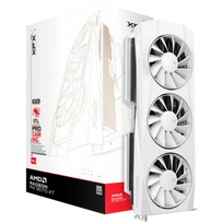 amd radeon - XFX Quicksilver Radeon RX 9070 XT 16GB GDDR6 Baltas (White) Gaming Edition - 2 nuotrauka