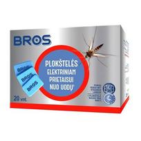 bros - BROS elektrinio fumigatoriaus plokštelės nuo uodų, 20 vnt. - 2 nuotrauka
