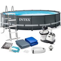 intex xtr - Baseinas Intex Frame Pool Ultra XTR, pilkas, 488 x 122 cm - 2 nuotrauka