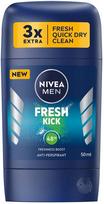dezodorantas piestukinis - NIVEA Men Fresh Kick pieštukinis antiperspirantas, 50 ml - 2 nuotrauka