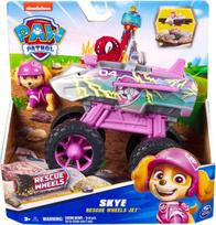 paw patrol rescue - Spin Master PAW Patrol Rescue Wheels Skye's Jet, juoda/rožinė (Black/Pink) - 1 nuotrauka
