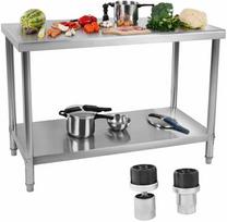 Royal Catering Virtuvinis stalas RC-10010498, nerūdijančio plieno (Stainless Steel), 100x70 cm