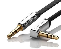 3.5 mm jack - Ugreen AUX audio cable 2m Black - 4 nuotrauka