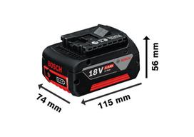 akumuliatoriaus ikroviklis - Akumuliatorius Bosch GBA 18 V, 4,0 Ah - 4 nuotrauka
