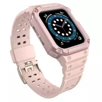 laikrodziu apyrankes 22mm - Hurtel Watch Band Pink - 2 nuotrauka