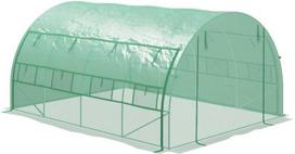 siltnamis 2 3 - Outsunny polietileninis šiltnamis 3,97x3x2 m, žalias (Green) - 3 nuotrauka