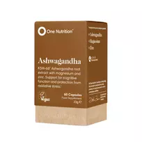 on nutrition - ONE NUTRITION Ašvaganda KSM-66 600 mg, 60 kapsulių - 1 nuotrauka