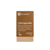 on nutrition - ONE NUTRITION Ašvaganda KSM-66 600 mg, 60 kapsulių - 2 nuotrauka