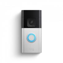 ring doorbell plus - Ring Video Doorbell 3 Plus Sidabrinis/Juodas (Silver/Black) - 1 nuotrauka