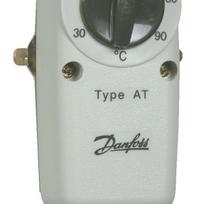 Termostatas Danfoss, kabinamas, balta