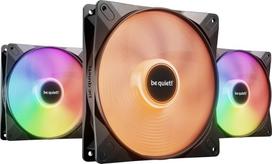 be quiet! LIGHT WINGS LX 140mm PWM High Speed 3-Pack Juodas (Black)