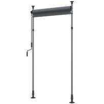 lauko roletai - Outsunny vertikali markizė, 150 x 220-310 cm, tamsiai pilka (Dark Grey) - 2 nuotrauka