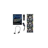 fan controller - Lian Li UNI FAN SL Wireless 120 Reverse Blade 3vnt Juodas (Black) - 2 nuotrauka