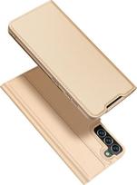 flip telefonai - Dux Ducis "Skin Pro Book Case Galaxy S22 Plus" Gold - 1 nuotrauka