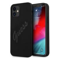 iphone 12 mini dekliukas - Guess "Script Vintage iPhone 12 mini" Black - 1 nuotrauka