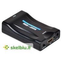 Fusion Accessories SCART to HDMI Adapteris juodas (Black)
