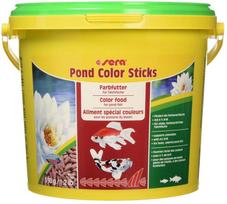 tvenkiniams zuvys - Sera Pond Color Sticks 3800 ml spalvą paryškinantis maistas tvenkinių žuvims - 1 nuotrauka