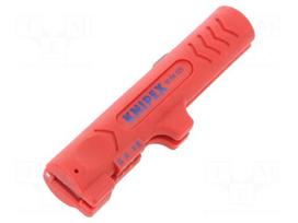 izoliacijos reples - KNIPEX 16 64 125 SB Laidų nužievinimo replės Raudona (Red) - 1 nuotrauka