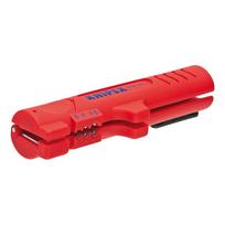 izoliacijos reples - KNIPEX 16 64 125 SB Laidų nužievinimo replės Raudona (Red) - 2 nuotrauka
