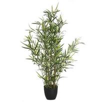 augalai medis - Dirbtinis augalas vazone, bambukas Atmosphera, žalia (Green), 90 cm - 1 nuotrauka