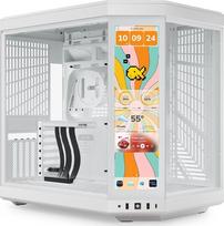 korpusas hyte - Hyte Y70 Touch Infinite Midi Tower Baltas (White) - 1 nuotrauka