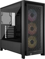 frame 4000d - Corsair FRAME 4000D RS ARGB Juodas (Black) Mid Tower - 2 nuotrauka