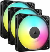 corsair rs120 argb - Corsair RS120 ARGB 120 mm Ventiliatorius 3 vnt Juodas (Black) - 2 nuotrauka