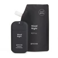HAAN Wood Night drėkinamasis rankų dezinfekantas, papildymas 100 ml