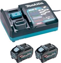 makita xgt ikroviklis - Makita 1911V6-0, 40V, 2x5.0Ah, XGT - 3 nuotrauka