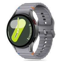 galaxy watch 7 - Tech-Protect Silicone Sport dirželis Samsung Galaxy Watch 4/5/5 Pro/6/7/FE, pilkas (Gray) - 1 nuotrauka