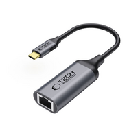 usb i c adapteris - Tech-Protect UltraBoost USB-C to Ethernet RJ45 1000Mbps Adapteris - Juodas (Black) - 2 nuotrauka