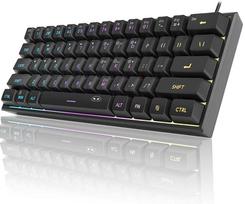 rgb klaviatura - MageGee TS91 laidinė,  Juoda (Black) RGB, US - 2 nuotrauka