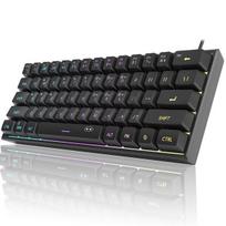 rgb klaviatura - MageGee TS91 laidinė,  Juoda (Black) RGB, US - 3 nuotrauka
