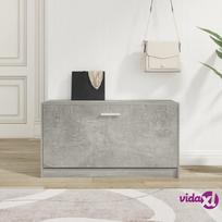 batu suoliukas pilkas - Batų suoliukas vidaXL, pilkas (Grey) - 4 nuotrauka