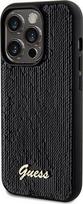 iphone 14 pro case apple - Guess "Sequin Script Logo Case iPhone 14 Pro" Black - 2 nuotrauka