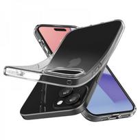 kortu deklas - Spigen "Liquid Crystal iPhone 15 Plus" Crystal Clear - 7 nuotrauka