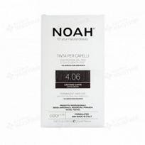 NOAH ilgalaikiai plaukų dažai 4.06 COFFEE BROWN, 140 ml