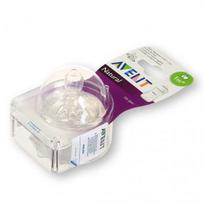 PHILIPS AVENT silikoninis žindukas NATURAL S (1/652), lėta tėkmė, (2),  nuo 1 mėn., 2 vnt.