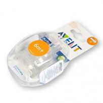 PHILIS  AVENT silikoninis žindukas CLASSIC+ (1/340), greita tėkmė, (4), nuo 6 mėn., 2 vnt.