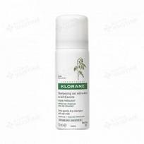 KLORANE sausas šampūnas su avižų pieneliu, 50 ml
