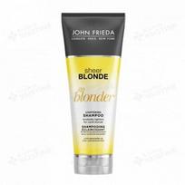 JOHN FRIEDA šviesinamasis šampūnas šviesiems plaukams GO BLONDER, 250 ml