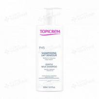 TOPICREM švelnus kreminis šampūnas PH5, 500 ml